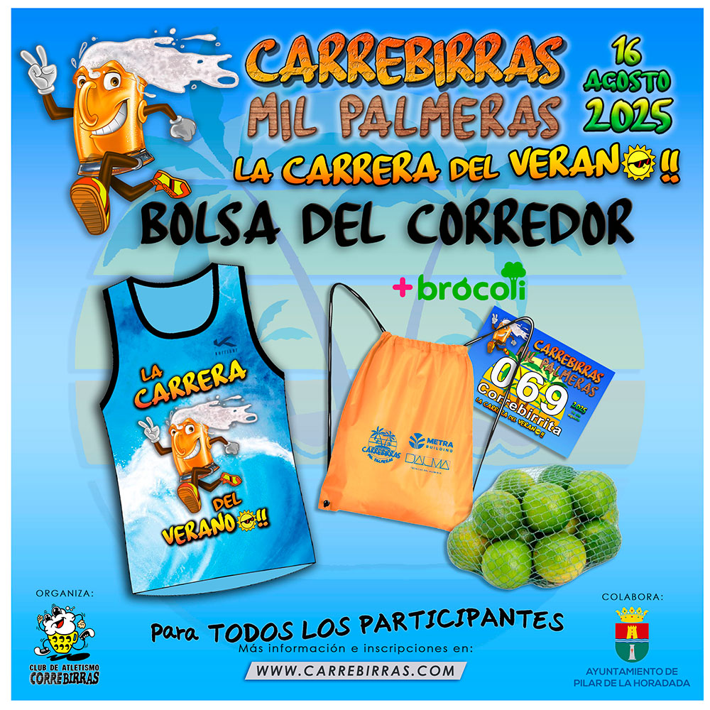 Bolsa del Corredor Carrebirras Mil Palmeras 2025