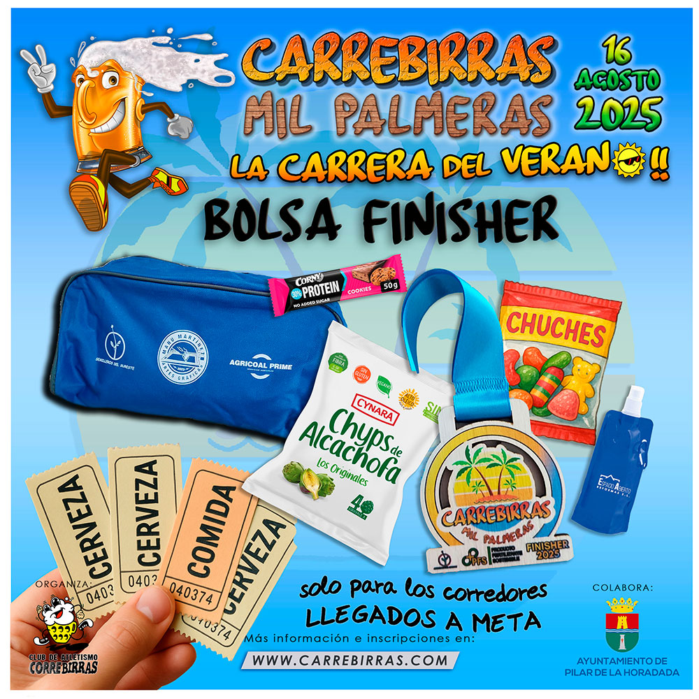 Bolsa Finisher Carrebirras Mil Palmeras 2025